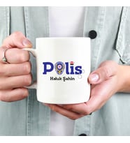 Polise Hediye İsme Özel Kupa