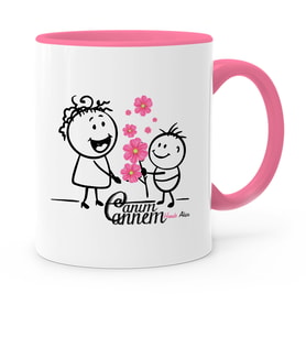 BK Gift Kişiye Özel Canım Annem Pembe Kupa Bardak  19