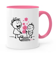 BK Gift Kişiye Özel Canım Annem Pembe Kupa Bardak  19