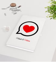 BK Gift Kişiye Özel Sevgililer Günü Beyaz Defter-74