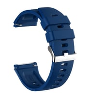 Microsonic Oppo Watch 41mm Kordon, Silicone RapidBands Lacivert ( Gümüş Pimli )