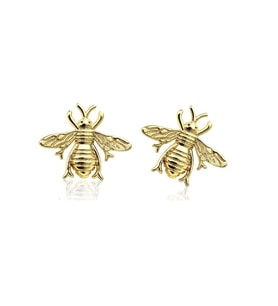 Arı Tragus Altın Küpe