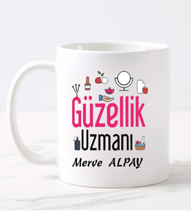 Güzellik Uzmanı  Kupa (Beyaz)