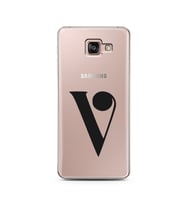 Samsung A7 (2016) Harf Tasarımlı Telefon Kılıfı V-Harfi 