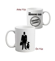 Kız Çocuk Babasına Hediye I·simli Working Dad Kupa Bardak