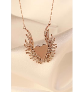 Melek Kanadı Kolye İnlove Gümüş Kolye 
