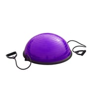 Bosu Ball Denge Topu Mor, 60 cm Pompa Hediyeli