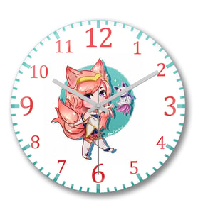 Star  Guardian  Duvar Saati Bombeli Gercek Cam