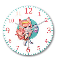 Star  Guardian  Duvar Saati Bombeli Gercek Cam