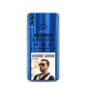Oğuzhan Koç Mp3 Tasarımlı Süper Şeffaf Silikon Telefon Kılıfı Huawei Honor 10 Li