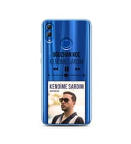 Oğuzhan Koç Mp3 Tasarımlı Süper Şeffaf Silikon Telefon Kılıfı Huawei Honor 10 Li