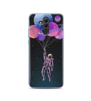 Uzay Balon Tasarım Süper Şeffaf Silikon Telefon Kılıfı Huawei Honor 20 Lite 