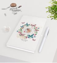 BK Gift Kişiye Özel Sevgililer Günü Fotoğraflı Sonsuz Takvimli Beyaz Defter Kalem Seti-3