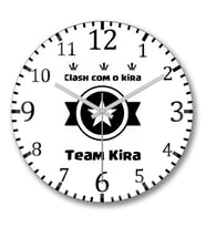 Clash Com Kira Oficial Duvar Saati Bombeli Gercek Cam