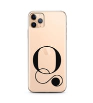 Iphone 11 Pro Harf Tasarımlı Telefon Kılıfı Q-Harfi 