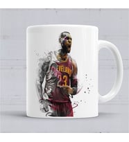 Cleveland Cavaliers Lebron James Kupa Bardak Porselen