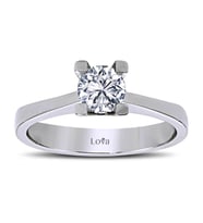 Lova E Renk 0,60 Karat Pırlanta Tektaş Yüzük - 1040005