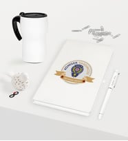 BK Gift Kişiye Özel Komiser Yardımcısı Temalı Beyaz Defter Kalem Termos Mug Seti - 1 (Model 1)