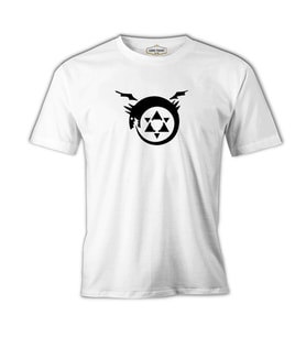 Fullmetal Alchemist Beyaz Erkek Tshirt