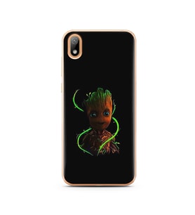 Baby Groot Tasarım Süper Şeffaf Silikon Telefon Kılıfı Huawei Y5 2019