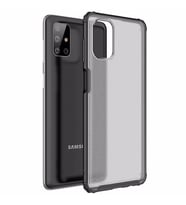 Microsonic Samsung Galaxy M51 Kılıf Frosted Frame Siyah