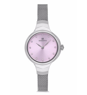 MOMENTUS SW281S-12SS İNCE HASIR KORDONLU KADIN KOL SAATİ