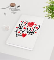 BK Gift Kişiye Özel Sevgililer Günü Beyaz Defter-18