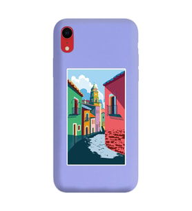 Lila Lansman Telefon Kılıfı Iphone XR