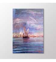 Arty Tablo Suluboya, İstanbul Manzarası Tablo (Karışık)