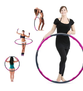 Hula Hoop Çemberi 1.5 KG 90-100 Cm Lyt-114 Pembe