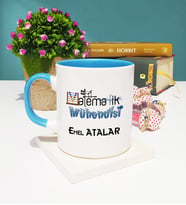 Matematik Mühendisi Kupa Bardak Mavi