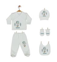 Pia Baby GL 2013 İsme Özel Balonlu Beşli Zıbın Set