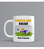 Kaleci Temalı Hediye Kupa Bardak Kişiye Özel Hediye W18