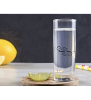 BK Gift Kişiye Özel Renkli Baskılı İsimli Vodka Bardağı-3 (Beyaz)