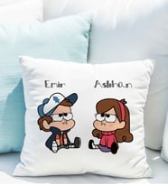 Esrarengiz Kasaba Dipper ve Mabel Yastığı Kişiye Özel