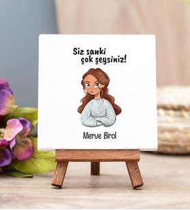 Siz Sanki Çok Şeysiniz Taş Dekor