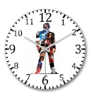 Michael  Jackson Duvar Saati Bombeli Gercek Cam