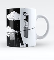 BK Gift Kişiye Özel Seni Düşünüyorum Tasarımlı Kupa Bardak