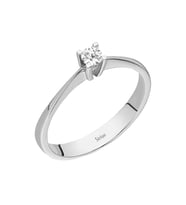 Sirius F Renk 0,10 Karat Pırlanta Tektaş Yüzük 0717R0250