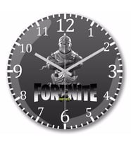Fortnite    Duvar Saati Bombeli Gercek Cam