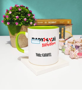 Radyoloji Teknikeri Kupa Bardak Yeşil