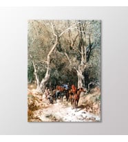 Arty Tablo Cezayirli Atlıların Molası Tablo (Karışık)