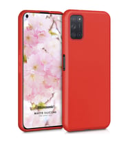Microsonic Matte Silicone Oppo A92 Kılıf Kırmızı