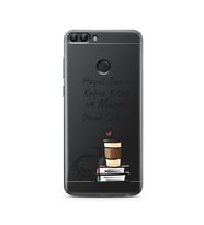 Hayat Bazen Tasarımlı Süper Şeffaf Silikon Telefon Kılıfı Huawei P Smart 