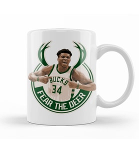 Fear The Deer Bucks Kupa Bardak Porselen