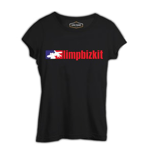 Limpbizkit - Logo Siyah Kadın Tshirt