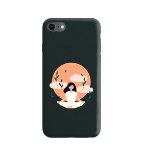 Siyah Lansman Telefon Kılıfı Iphone 8