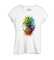 Ananas Beyaz Kadın Tshirt
