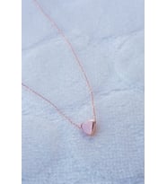 Mini Kalp Gümüş Kolye