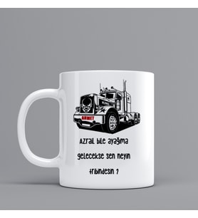 Kamyoncular İçin Hediye Kupa Bardak Kişiye Özel Hediye W43